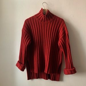 Everlane Turtleneck Ribbed Sweater